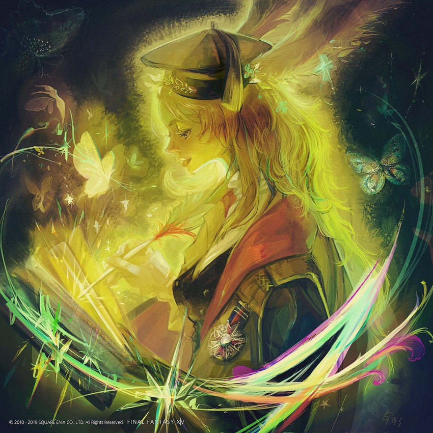 warrior of light and scholar (final fantasy and 1 more)