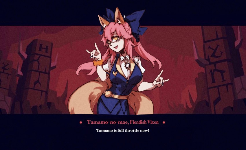 tamamo and tamamo no mae (fate and 2 more) drawn by araimin