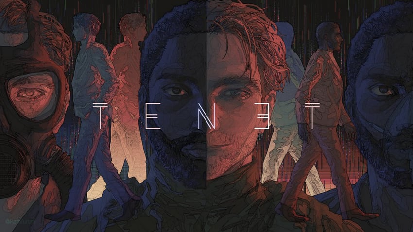 neil and protagonist (tenet) drawn by kataruruni