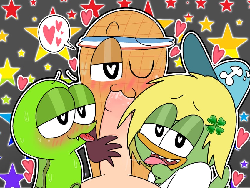 swaysway, craig, and peanut (4chan and 3 more) drawn by luckymons88