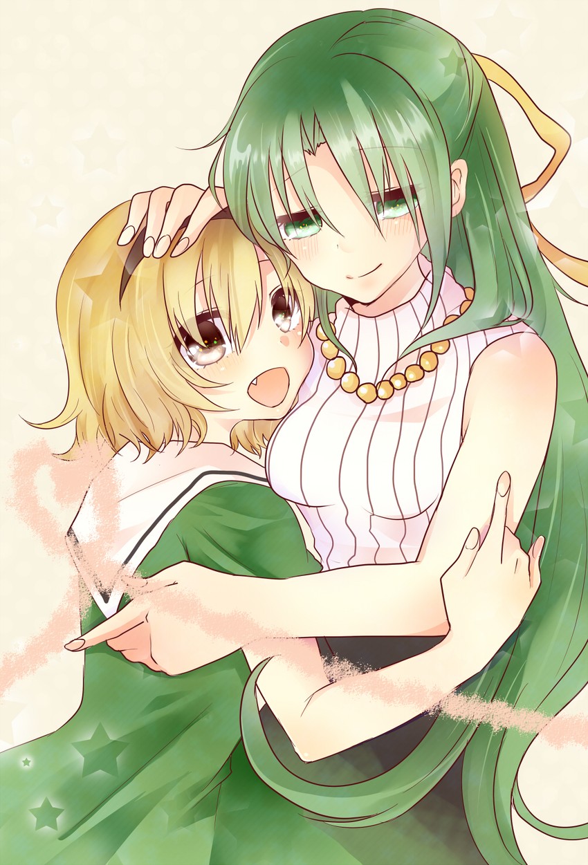 houjou satoko and sonozaki shion (higurashi no naku koro ni) drawn by ai_(boredom)