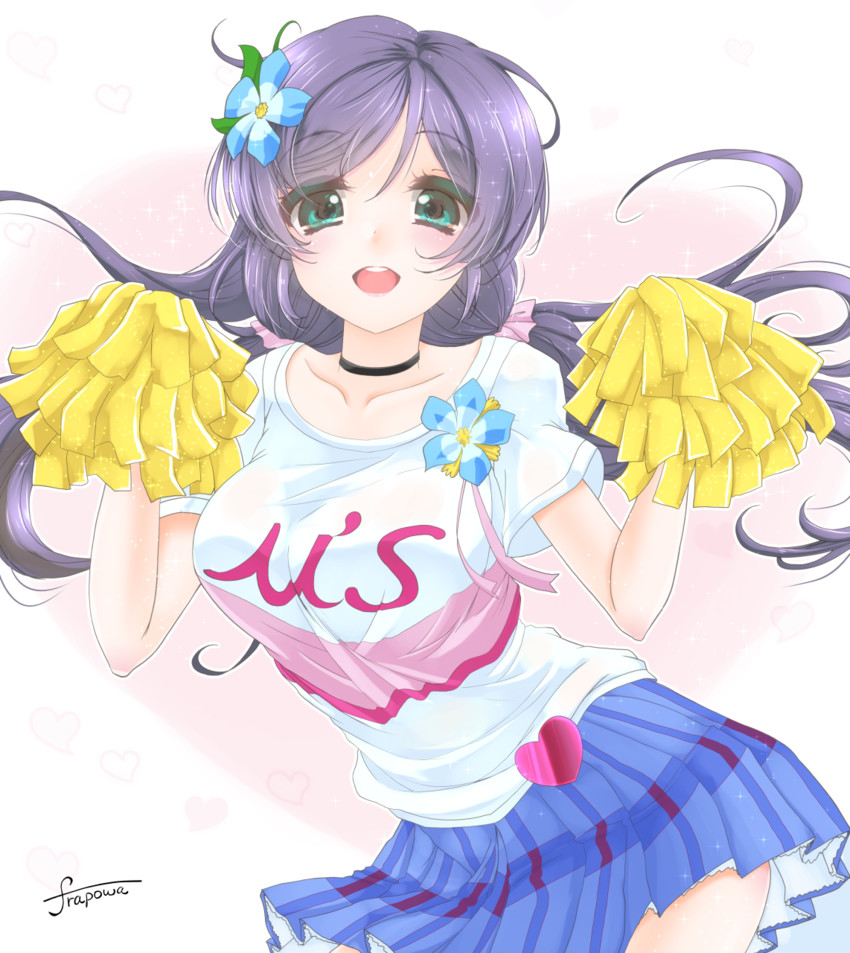 tojo nozomi (love live! and 1 more) drawn by frapowa