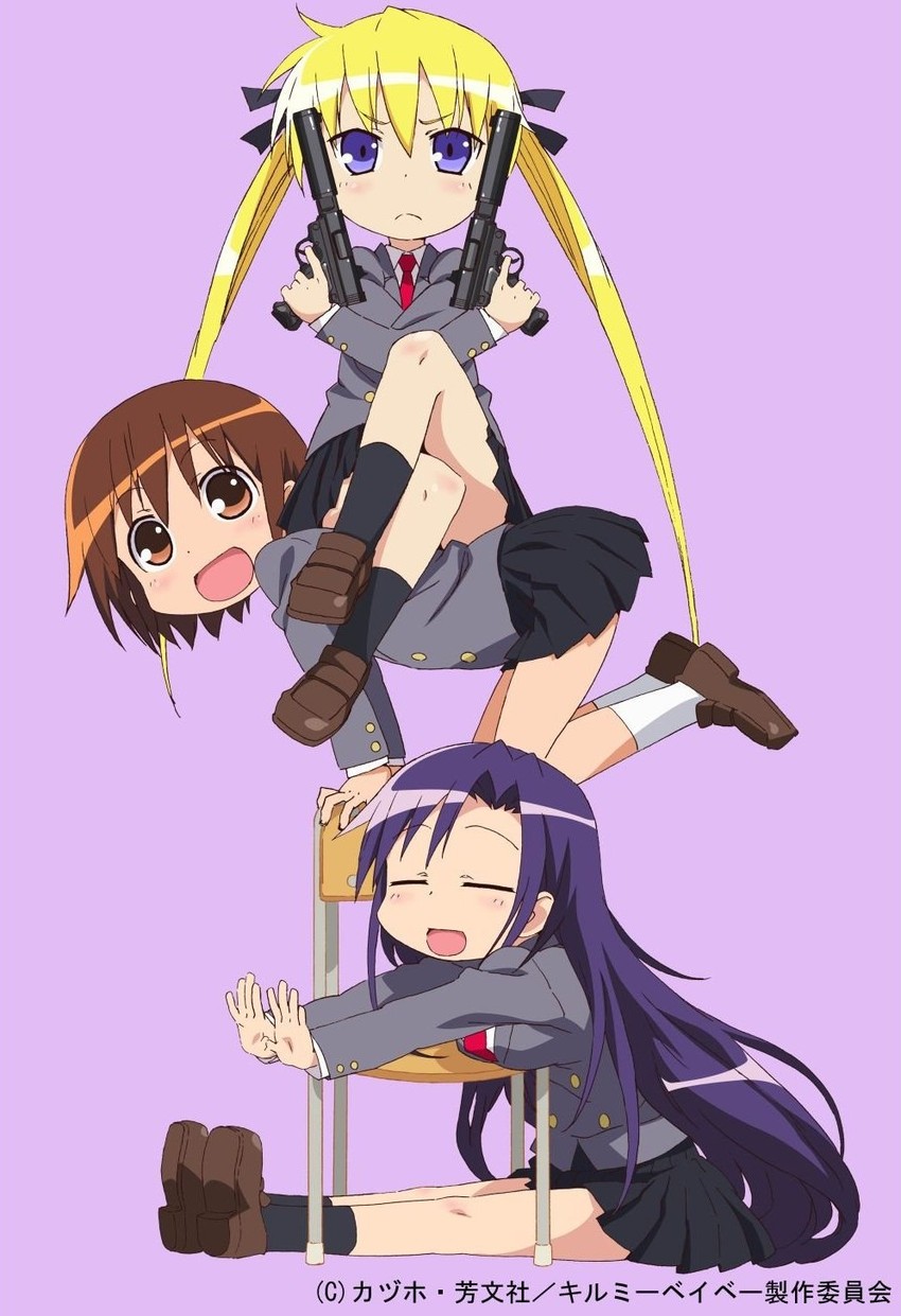 sonya, oribe yasuna, and goshiki agiri (kill me baby)