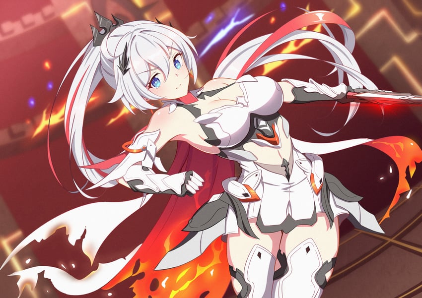 kiana kaslana (honkai and 1 more) drawn by phantom_racher