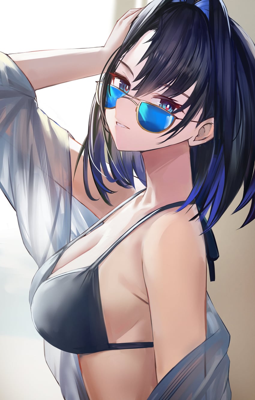 ouro kronii (hololive and 1 more) drawn by derby_(dabidabi)
