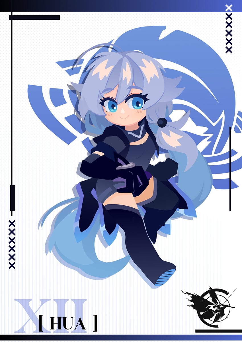 fu hua (honkai and 1 more) drawn by gmilk_uyu