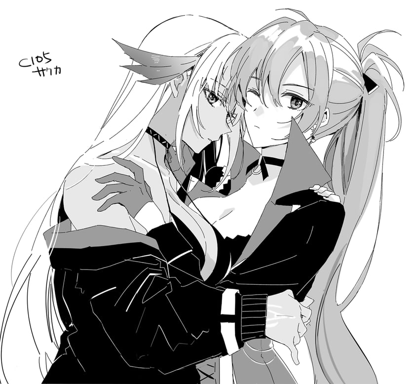jean bart and massachusetts (azur lane) drawn by amazuki_jou