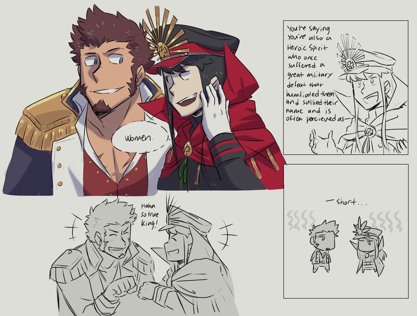 oda nobunaga and napoleon bonaparte (fate and 1 more) drawn by vincent-san