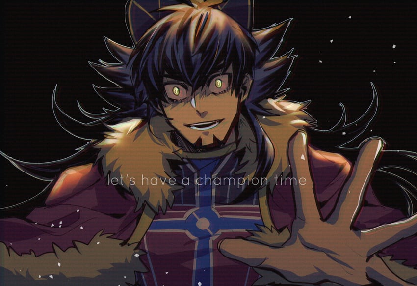 leon (pokemon and 1 more) drawn by chiyo_(miichiyochin)