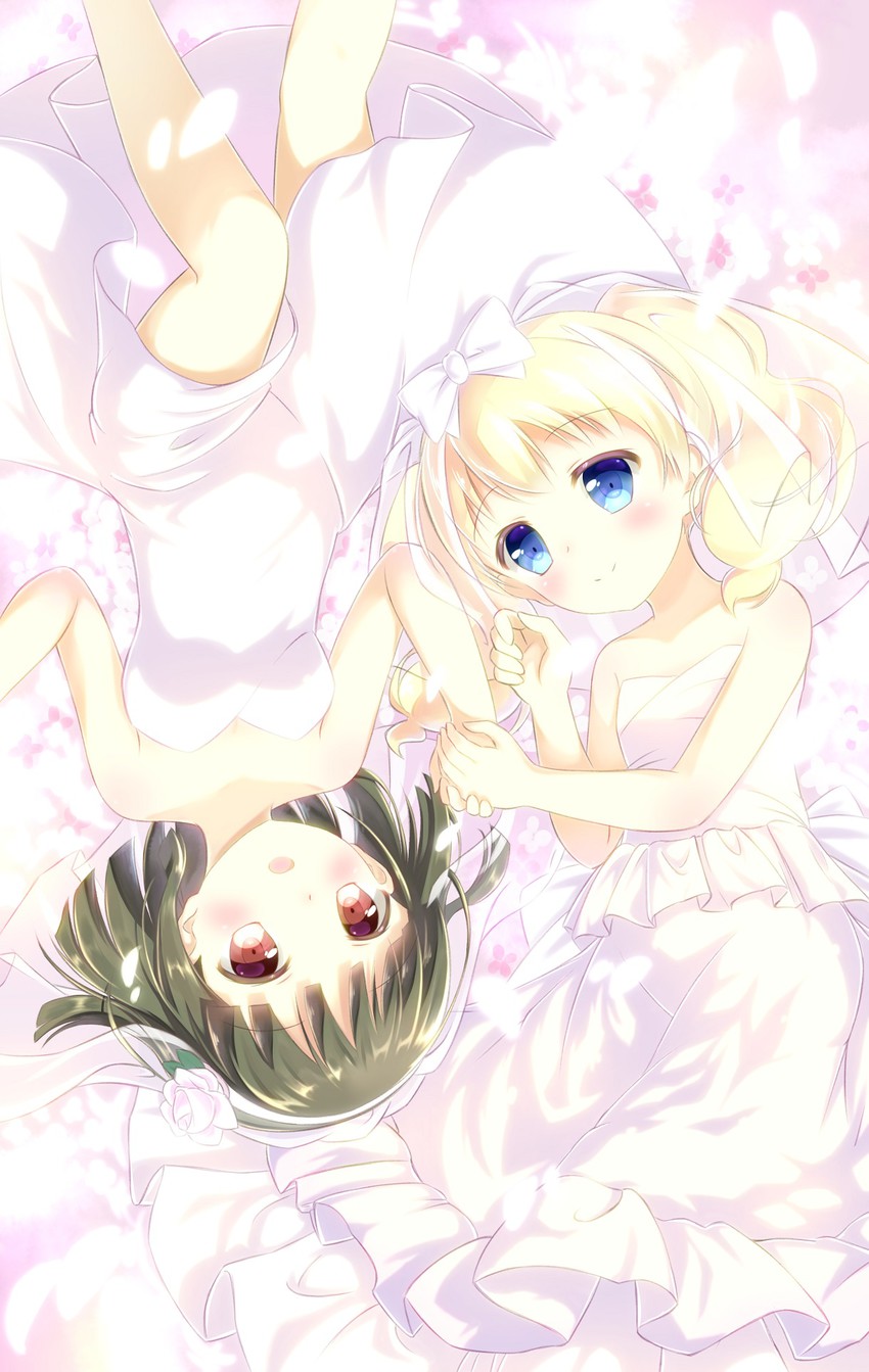 alice cartelet and oomiya shinobu (kin-iro mosaic) drawn by aji_tama