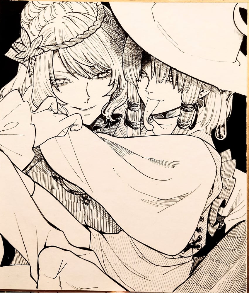 moriya suwako and yasaka kanako (touhou) drawn by whoru