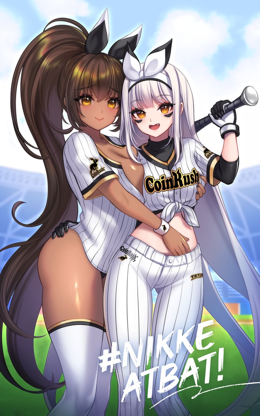 blanc and noir (goddess of victory: nikke) drawn by toriseru_(rare_stone)