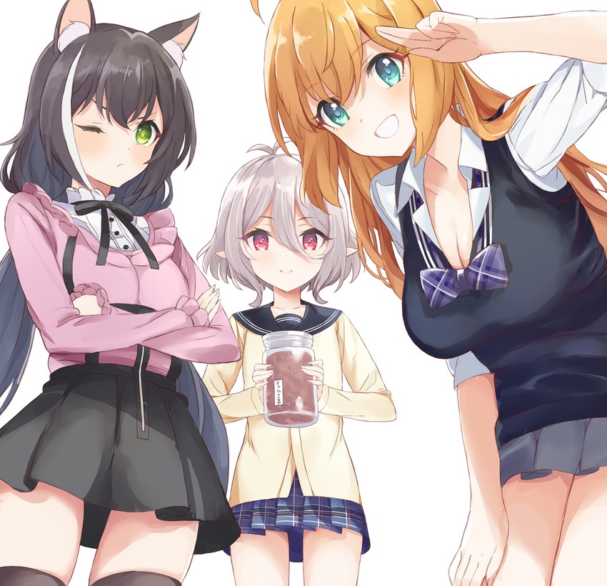 karyl, kokkoro, mayuzumi fuyuko, pecorine, serizawa asahi, and 1 more (idolmaster and 2 more) drawn by tetsujin_momoko