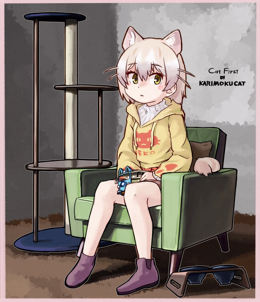 cat (kemono friends and 1 more) drawn by toriny