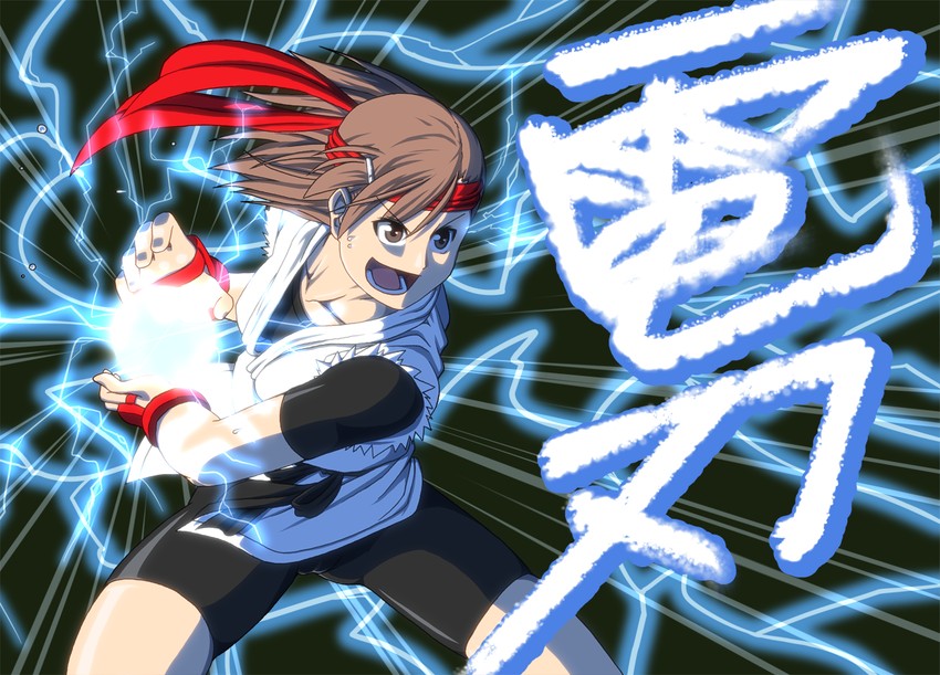 misaka mikoto and yuri sakazaki (toaru majutsu no index and 3 more) drawn by hige_saboten
