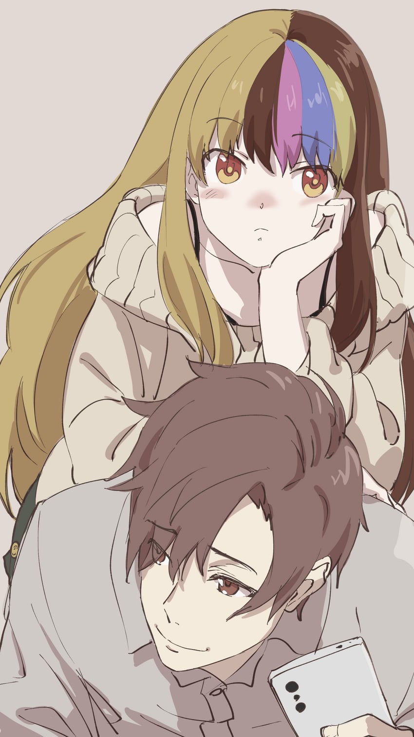galaco and takahashi amato (vocaloid and 1 more) drawn by tarokazu