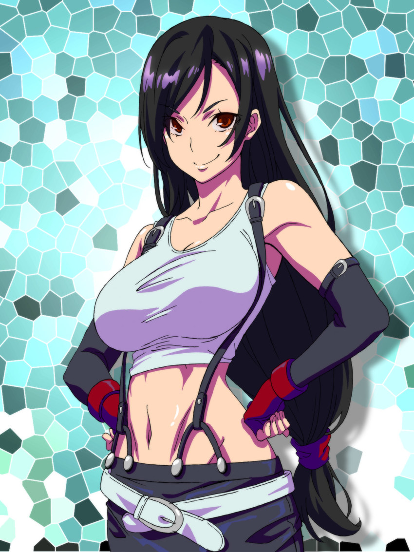 tifa lockhart (final fantasy and 1 more) drawn by yuukami_(wittsu)