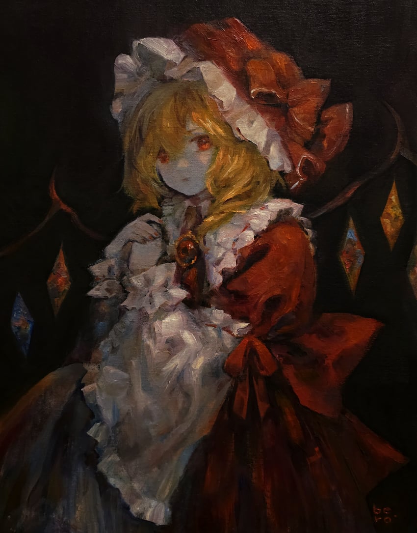 flandre scarlet (touhou) drawn by svveetberry