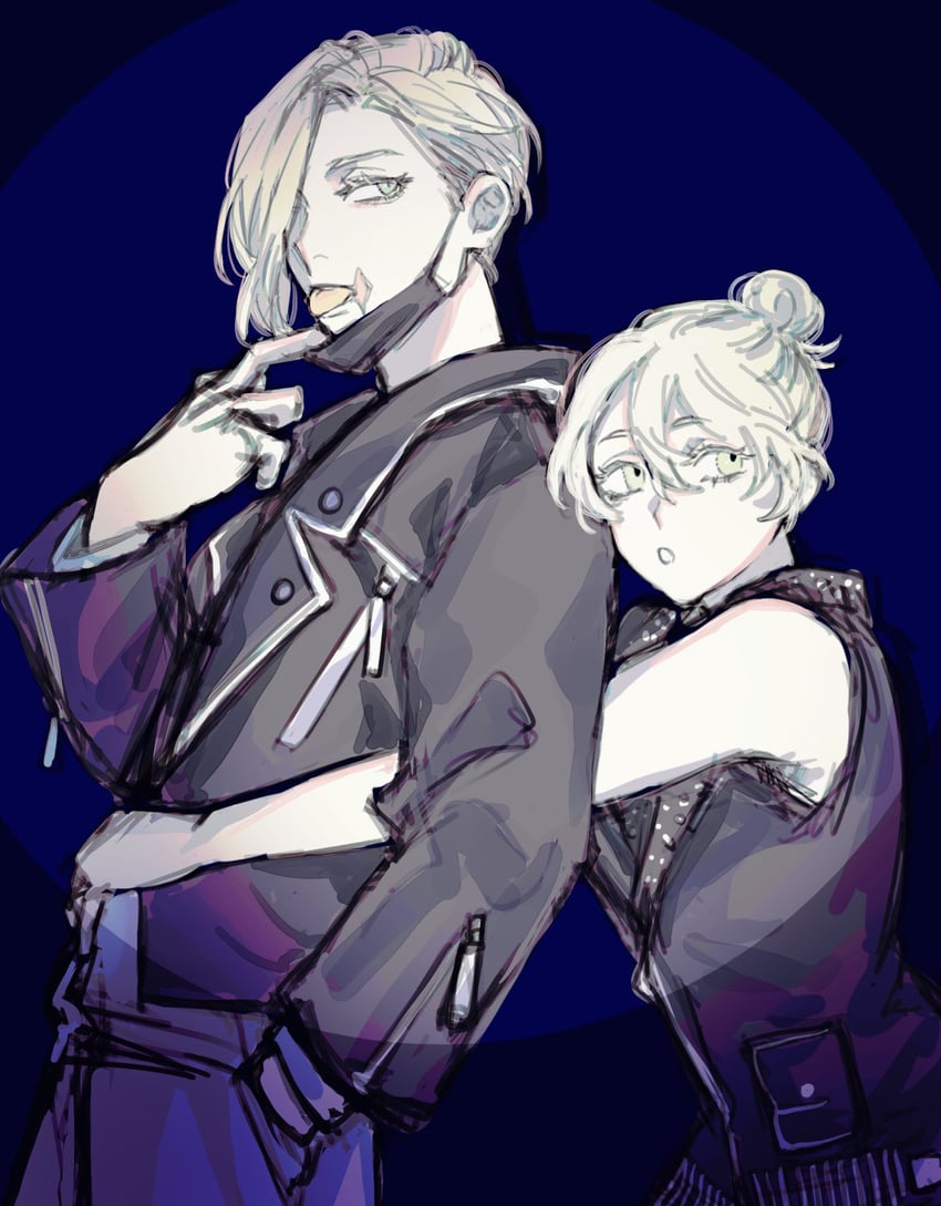 sanzu haruchiyo and akashi senju (tokyo revengers) drawn by brumouss