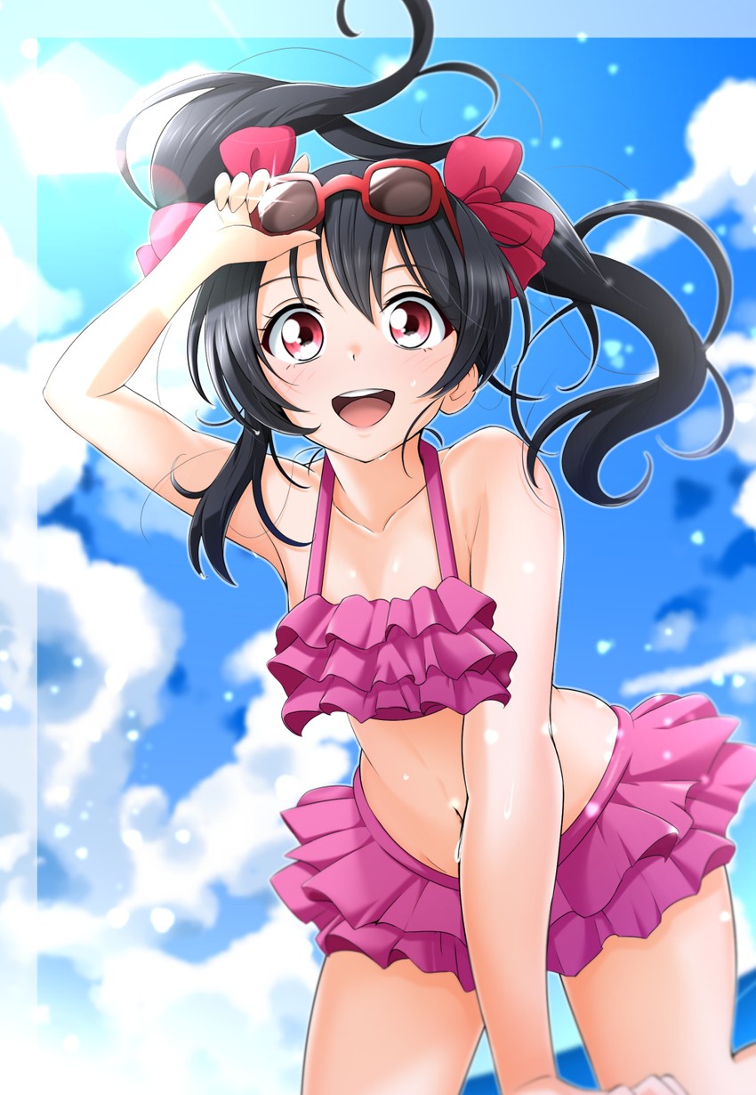 yazawa nico (love live! and 1 more) drawn by kirisaki_reina
