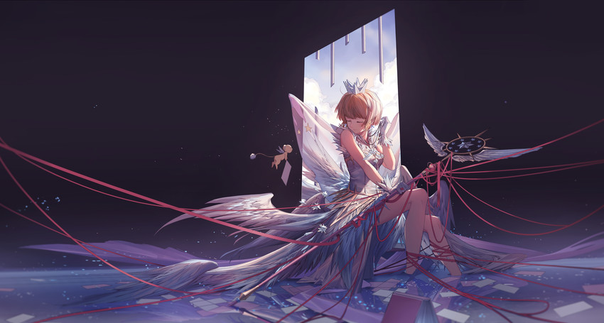 kinomoto sakura and kero (cardcaptor sakura and 1 more) drawn by miv4t