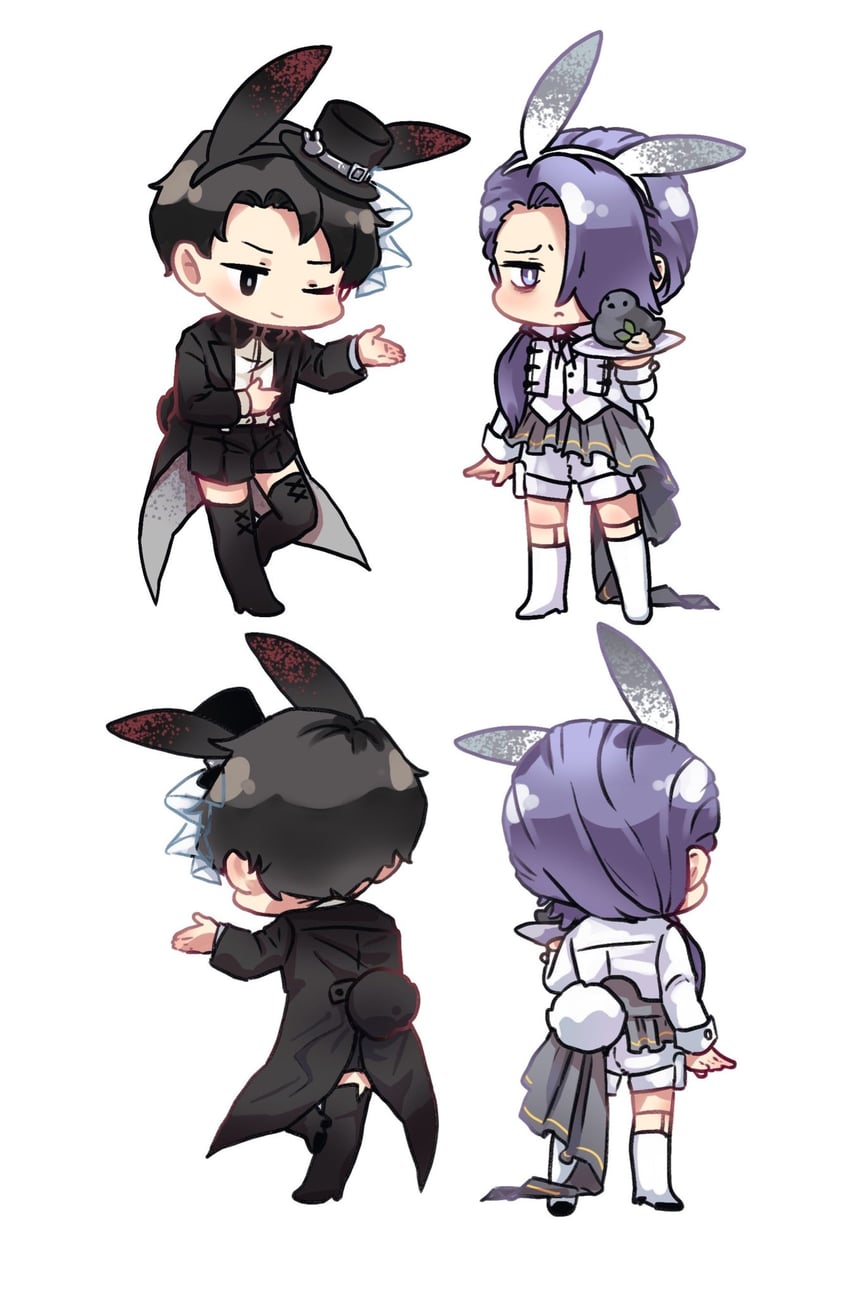 roland and astolfo (project moon and 1 more) drawn by wuruko