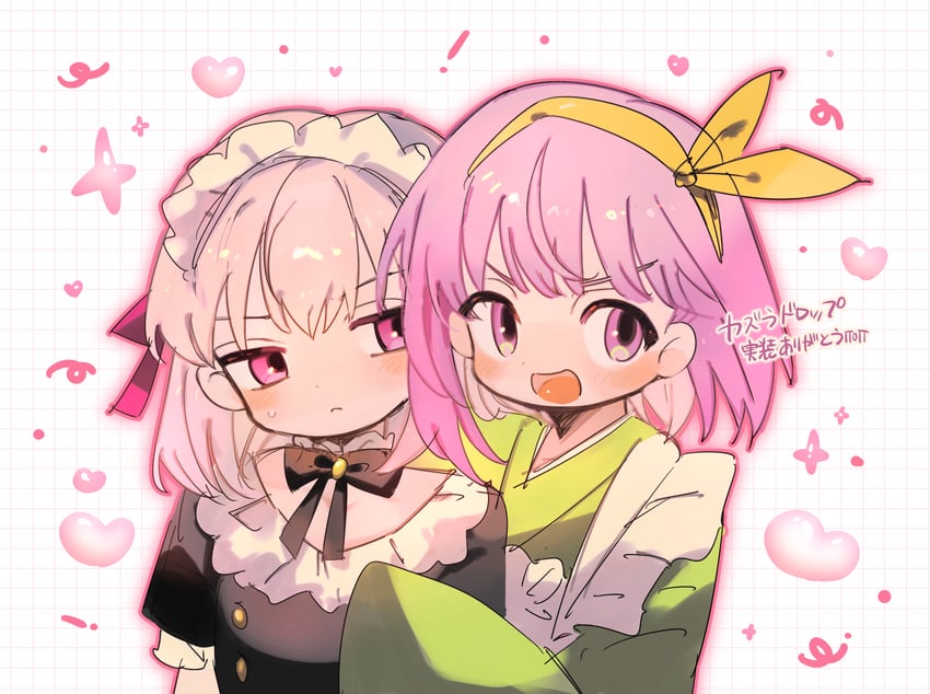 kama and kazuradrop (fate and 2 more) drawn by hanana_(ymbk_sb)