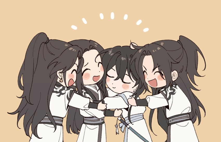 seol young, hyo wol, baek eon, and song ok (jinhongi) drawn by bibi_(p_pp8888)