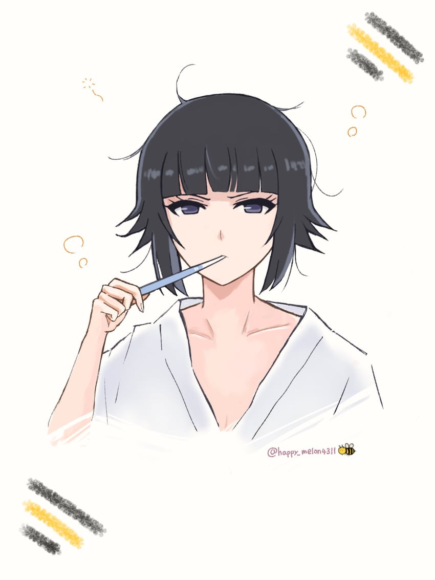 sui-feng (bleach and 1 more) drawn by happy_melon4311