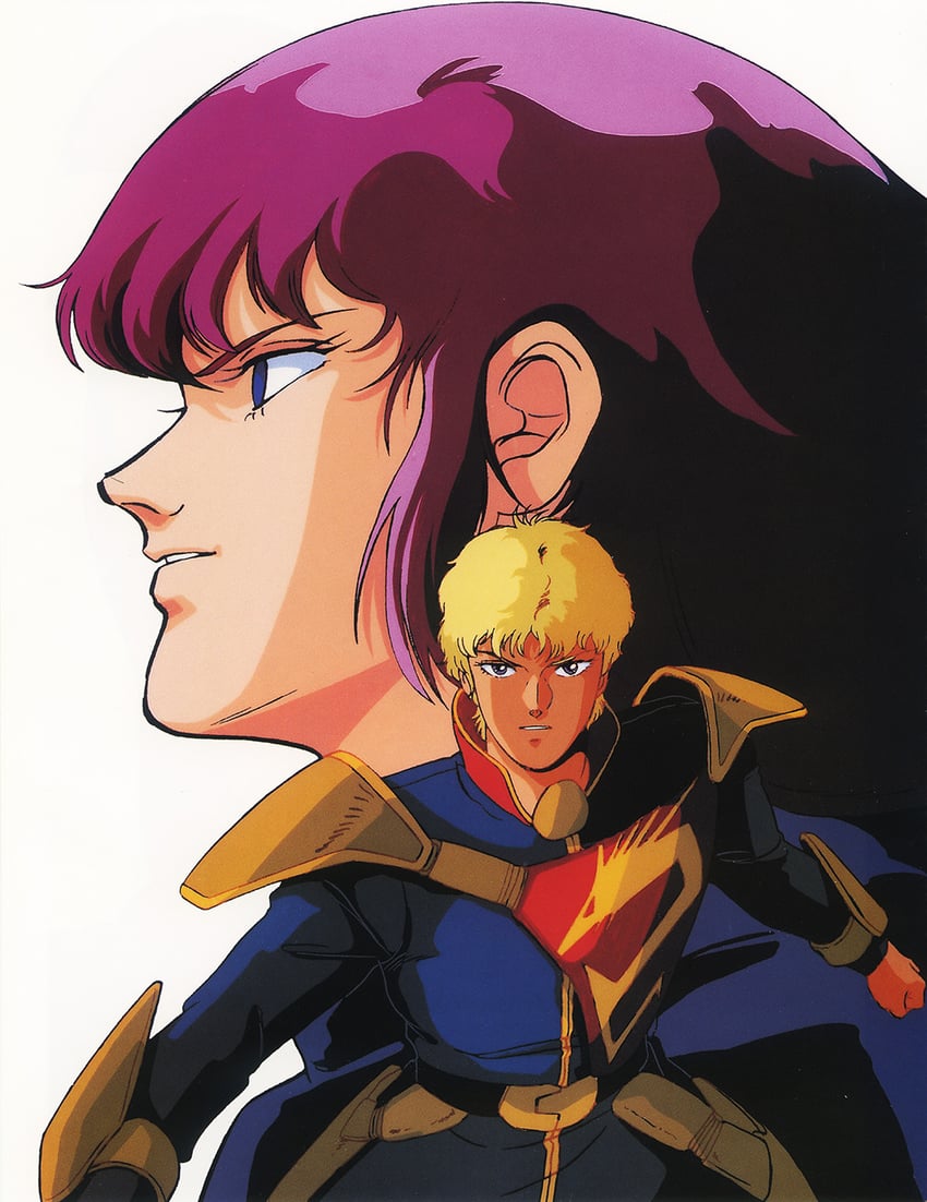 haman karn and glemy toto (gundam and 1 more) drawn by onda_naoyuki