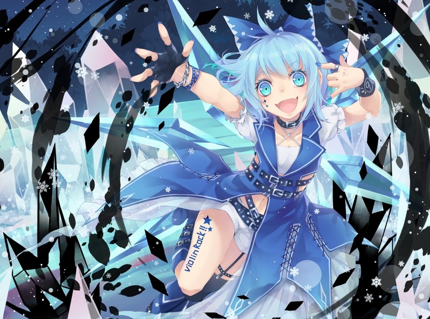 cirno (touhou and 1 more) drawn by toutenkou