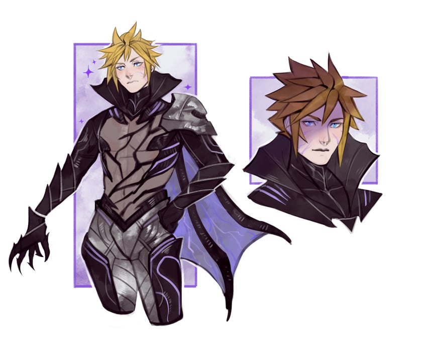 cloud strife (final fantasy and 2 more) drawn by robasarel