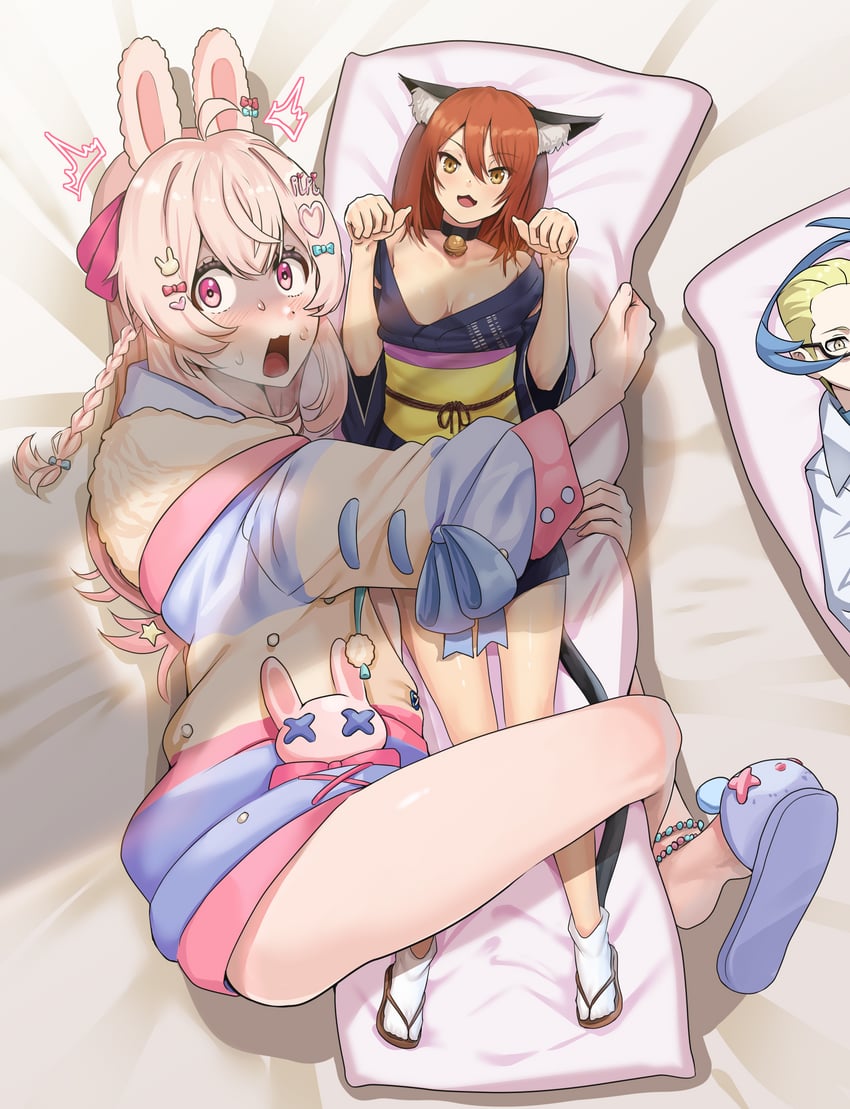 pipkin pippa, colress, and momo (pokemon and 4 more) drawn by nico-mo
