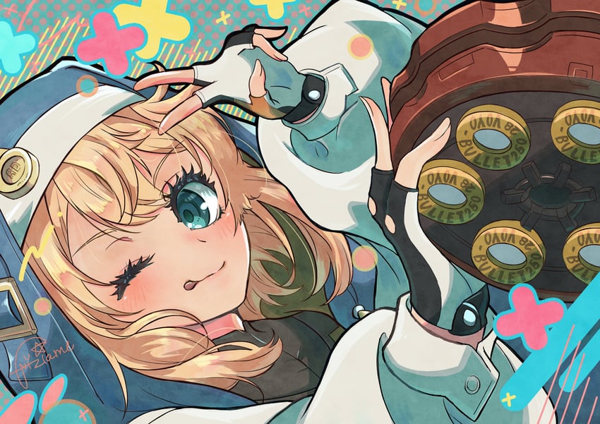 bridget (guilty gear and 1 more) drawn by ameatonizi15