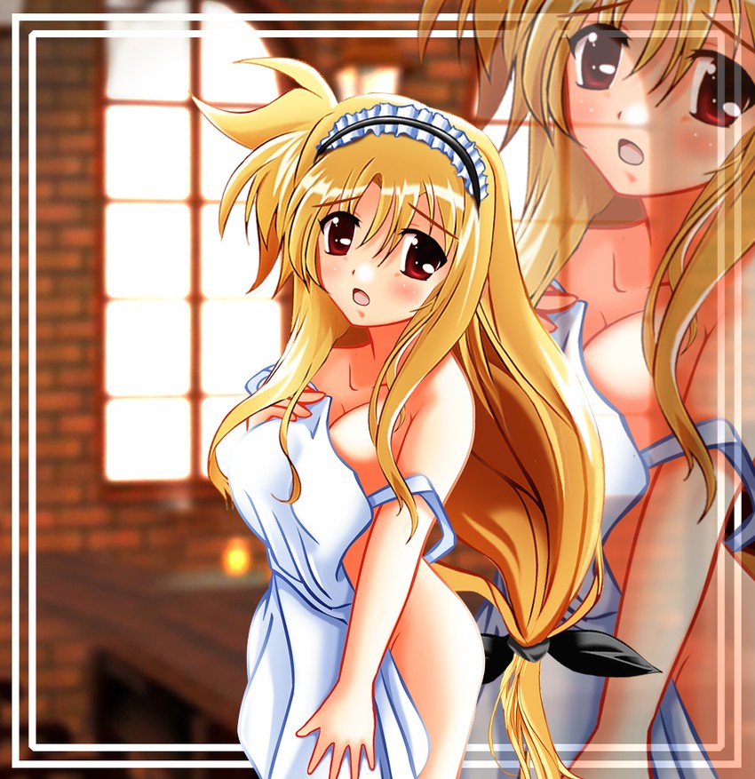 fate testarossa (lyrical nanoha and 1 more) drawn by blackjunk