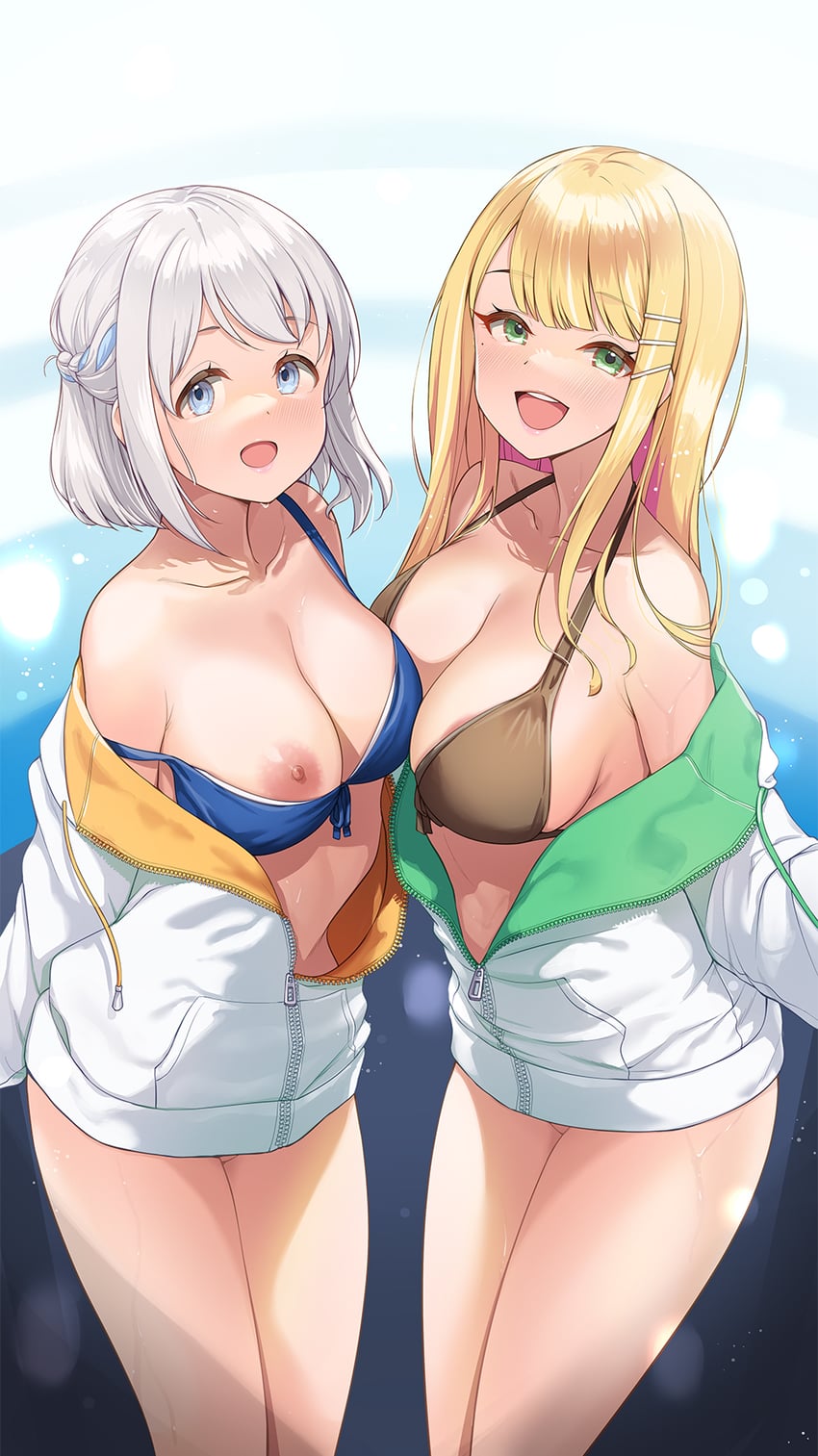 katsuragi lilja and shiun sumika (idolmaster and 1 more) drawn by mk_(mod0)