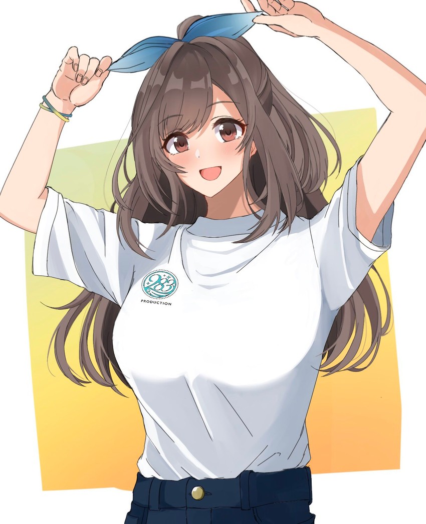 tsukioka kogane (idolmaster and 1 more) drawn by 55rstomdn1qqj6x