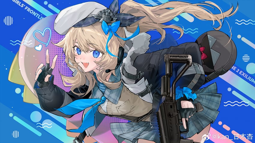 vepley and mr. pizza (girls' frontline and 1 more) drawn by kaninn