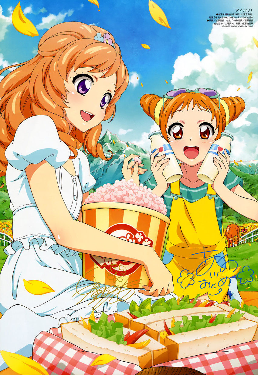 arisugawa otome and himesato maria (aikatsu! and 1 more) drawn by watanabe_satomi
