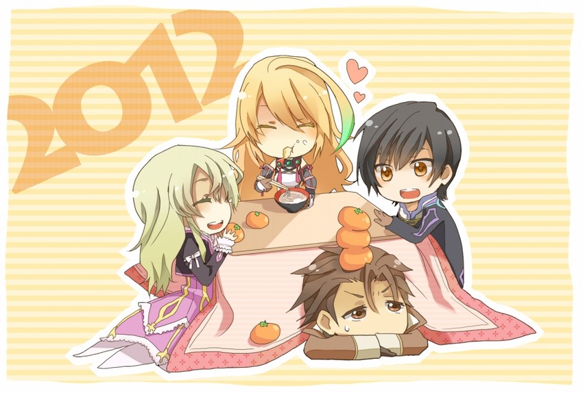 milla maxwell, jude mathis, alvin, and elize lutus (tales of and 1 more) drawn by nobu_(knob)