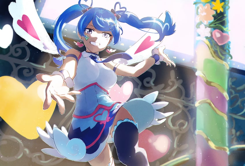 zaizen aoi and blue angel (yu-gi-oh! and 1 more) drawn by si_(tugi)