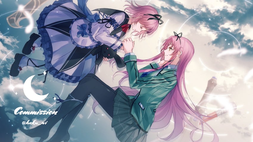renne (eiyuu densetsu and 3 more) drawn by haku_wi