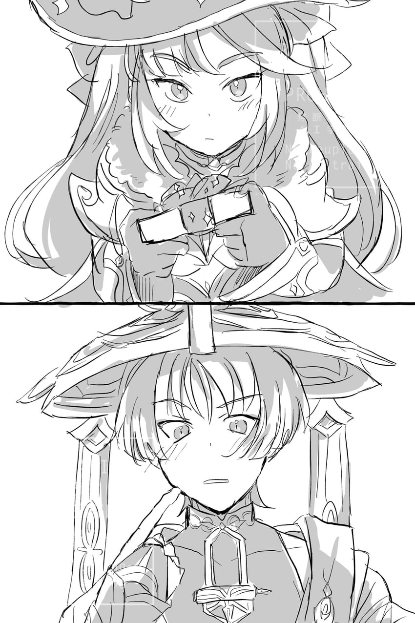 scaramouche, wanderer, and mona (genshin impact) drawn by lili_hdk