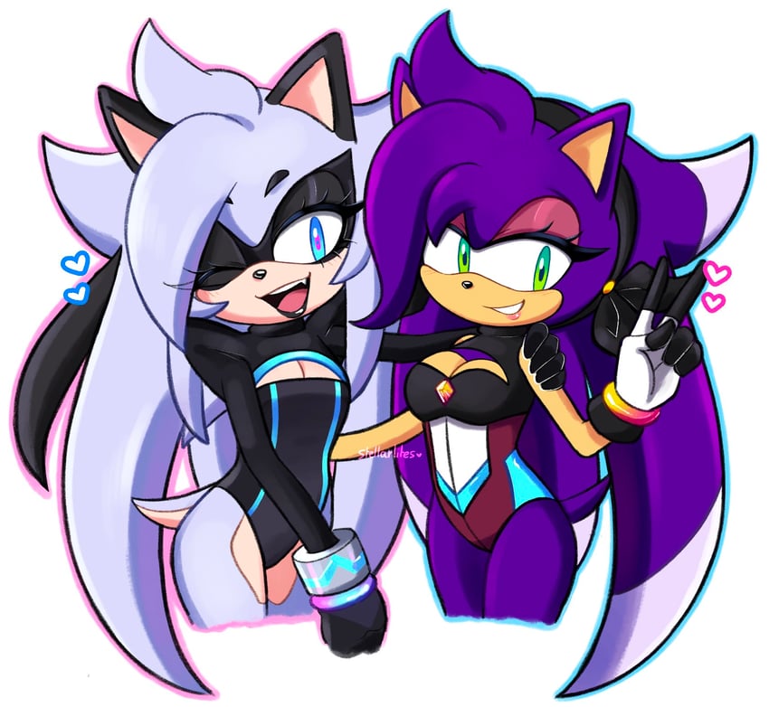 berry the hedgehog and viv the hedgehog (original and 1 more) drawn by stellarlites
