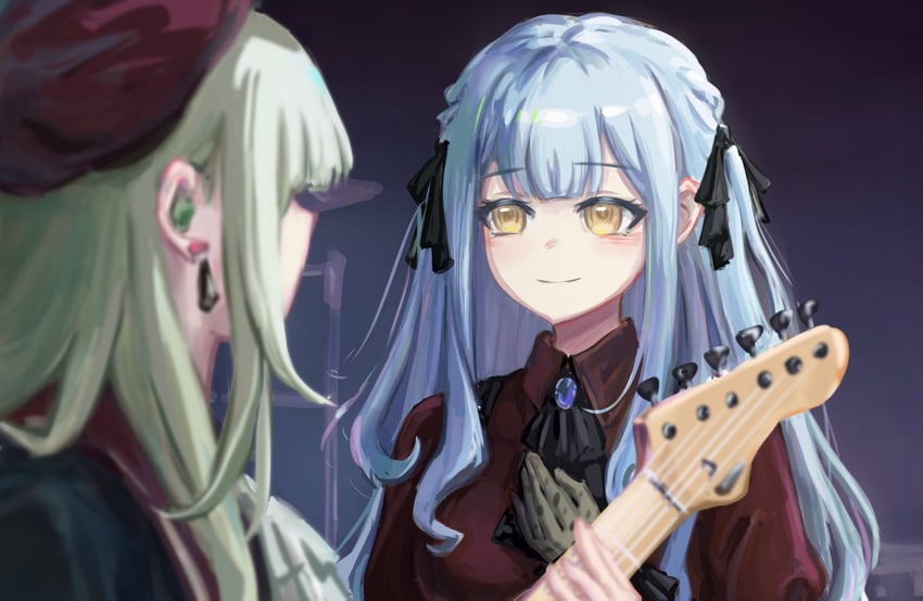 togawa sakiko, wakaba mutsumi, mortis, and oblivionis (bang dream! and 1 more) drawn by xiao_huajii