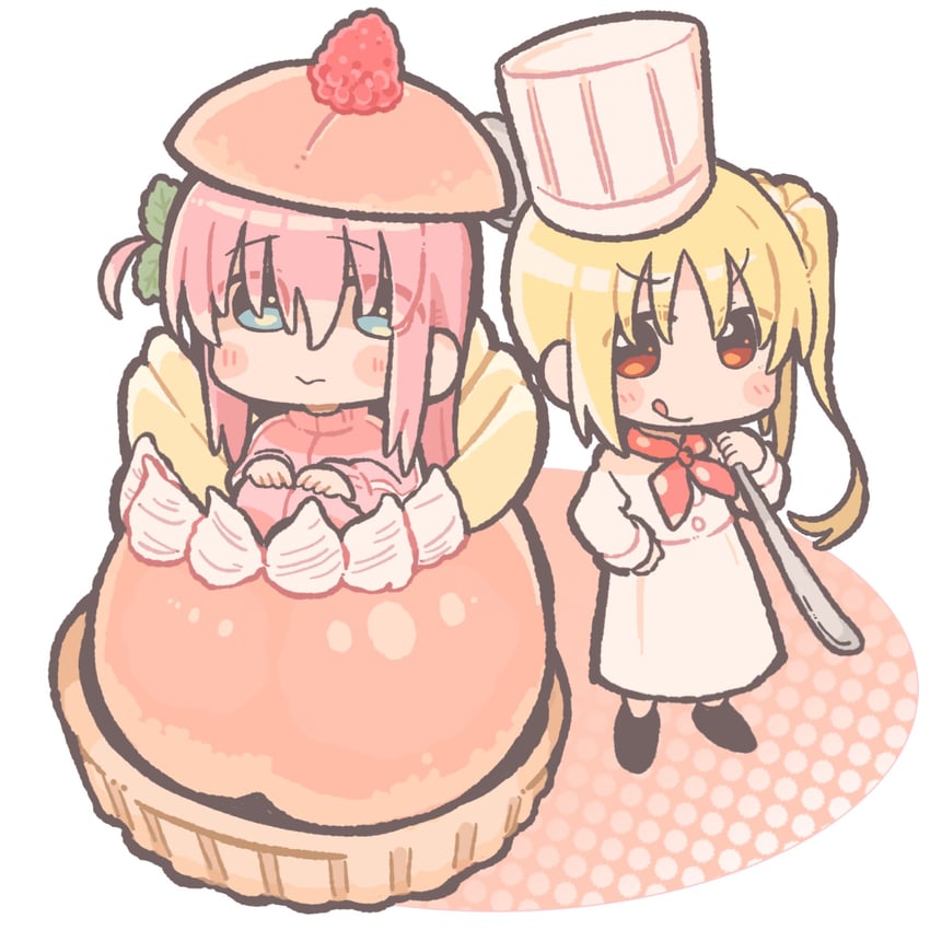 gotoh hitori and ijichi nijika (bocchi the rock!) drawn by henyomen