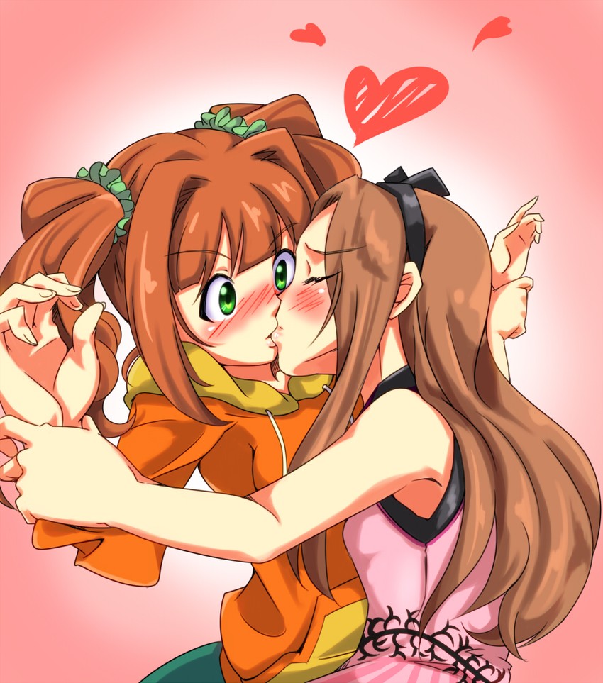 minase iori and takatsuki yayoi (idolmaster) drawn by lyrical_denko