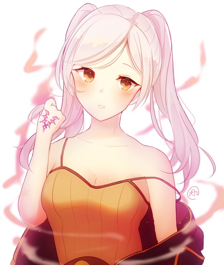female robin (fire emblem and 1 more) drawn by aprahnicus