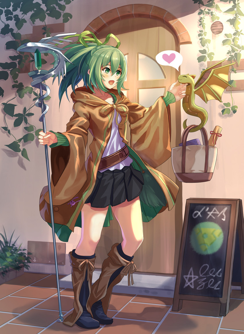wynn, wynn the wind charmer, and petit dragon (yu-gi-oh!) drawn by seiyagasa