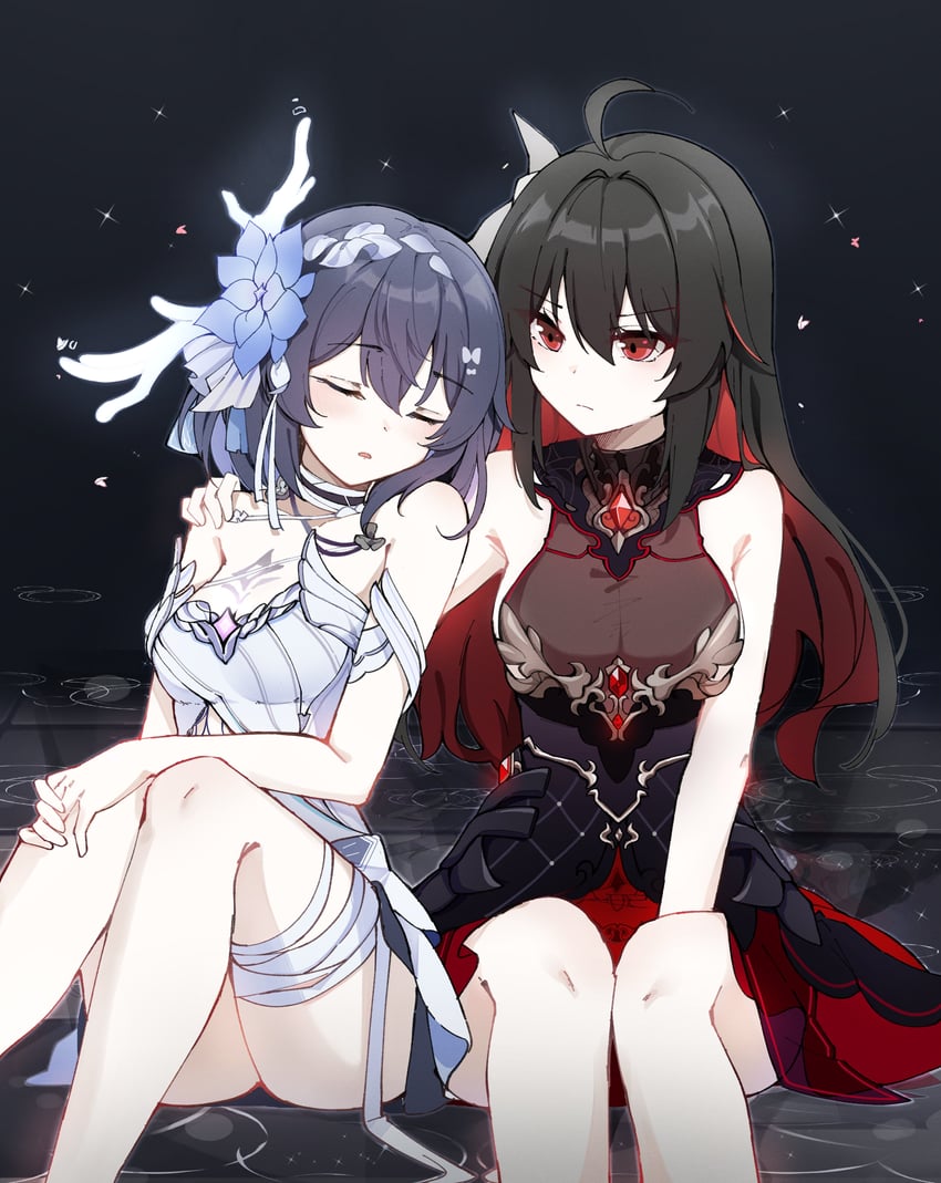 seele vollerei and seele (honkai and 1 more) drawn by kaya_(ayase_kaya)